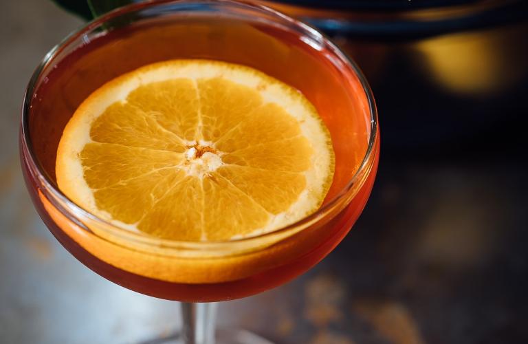 cocktail met sinaasappel